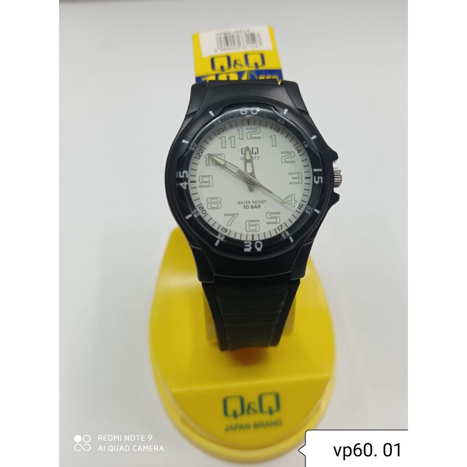 SALE Jam Tangan Unisex Casual Sporty Rubber Analog Original Q&amp;Q QNQ QQ VP60 VP60J Series