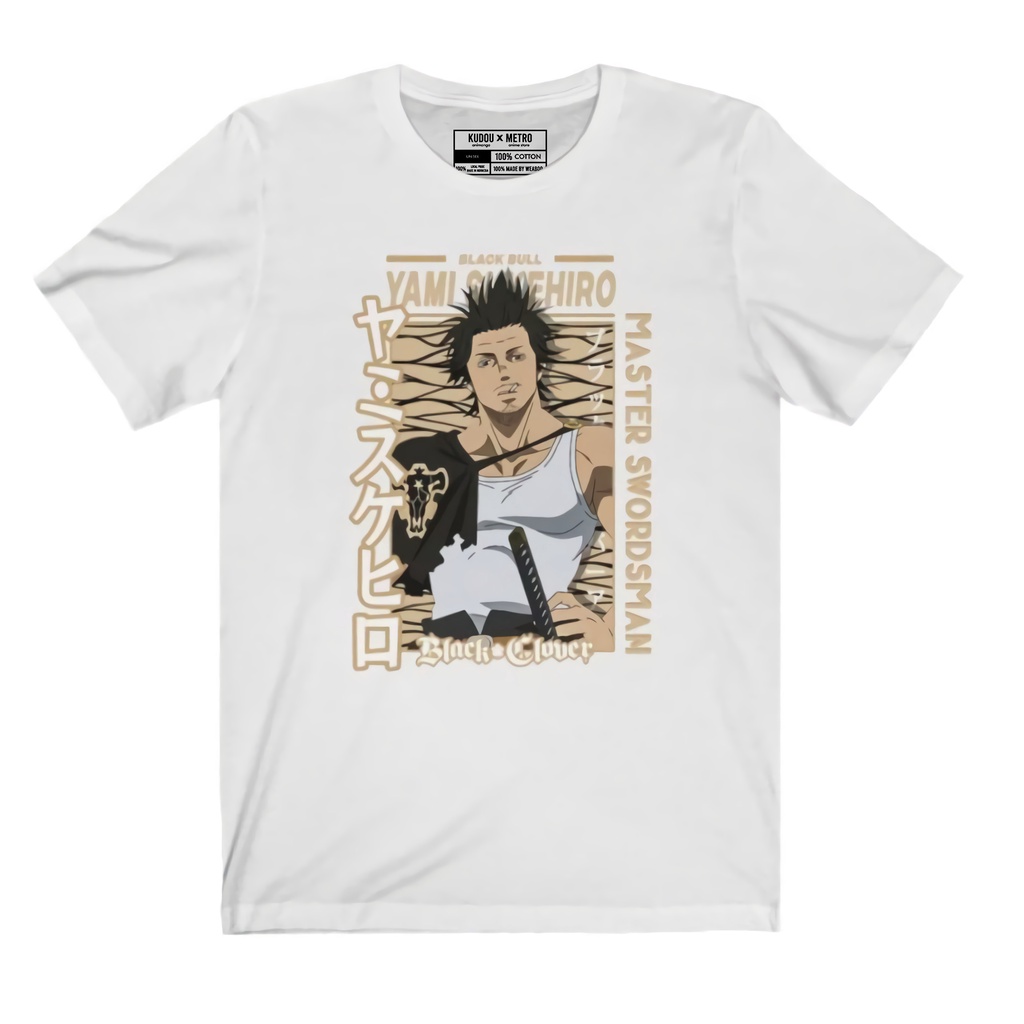 Tshirt Captain Yami Sukehiro Anime Manga Black Clover Premium Unisex