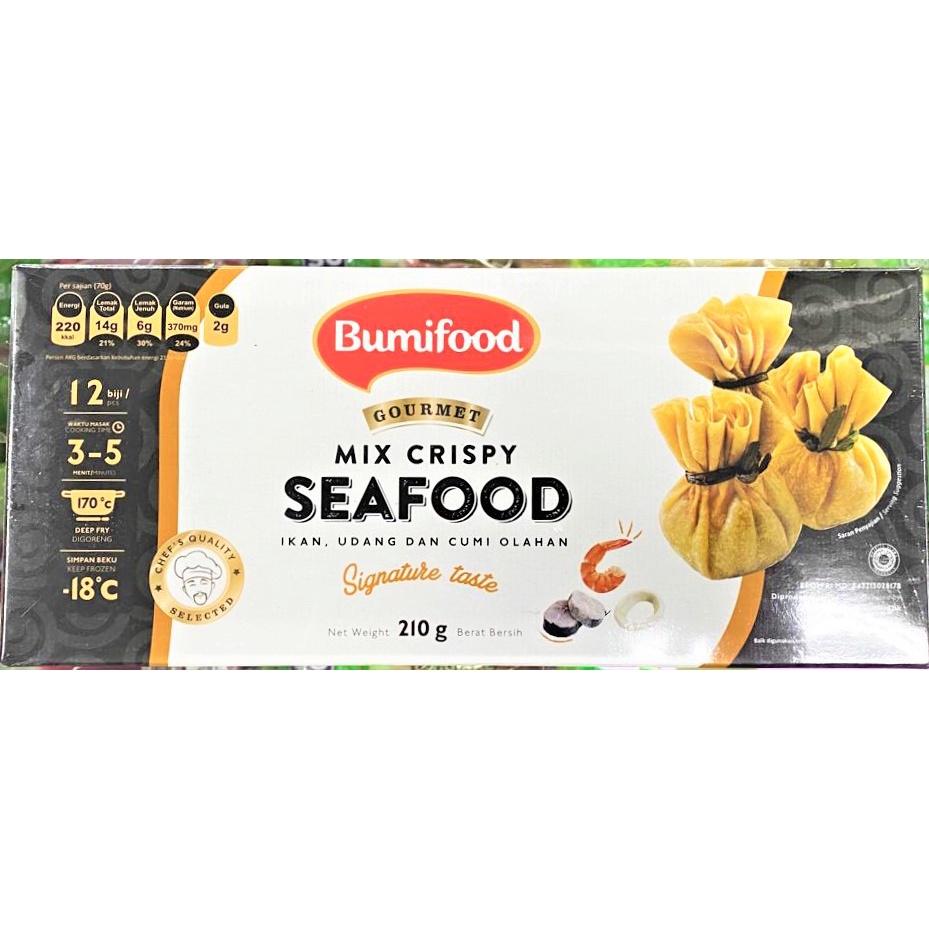 

Bumifood Mix Crispy Seafood 210gr