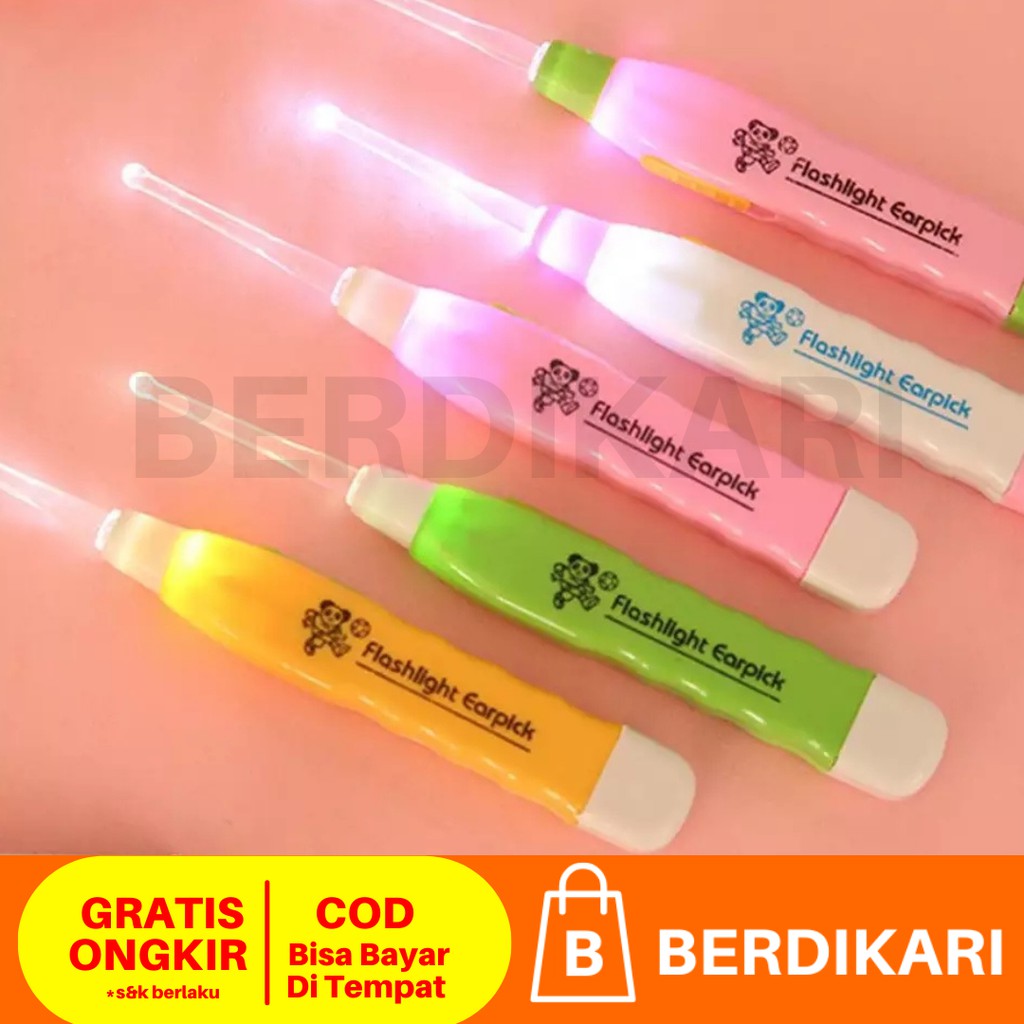 Korek Kuping LED 3 in 1