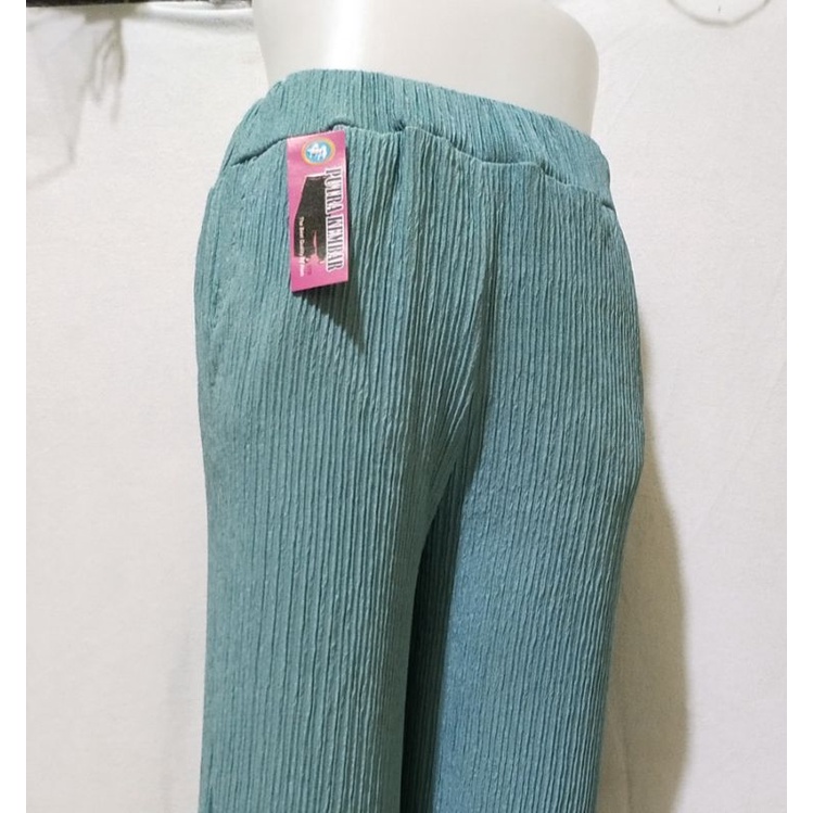 KULOT PENDEK BABAT SUPER JUMBO POLOS  /KULOT 7/8 BABAT TERBARU-Turkis