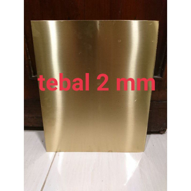 plat kuningan tebal 2 mm