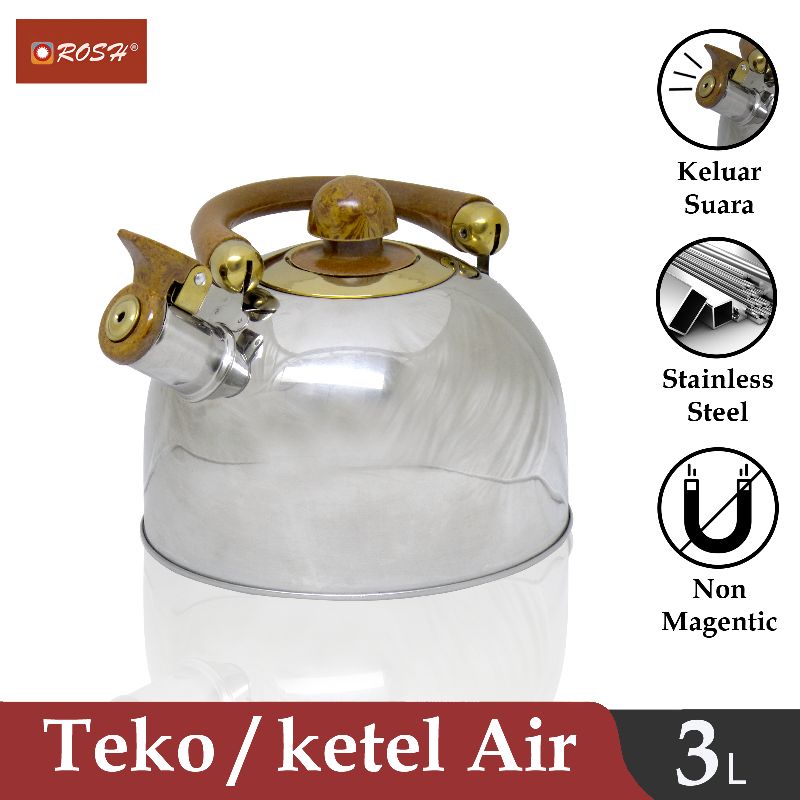 ROSH Teko/Ketel/Ceret 3 Liter (ANTI KARAT)