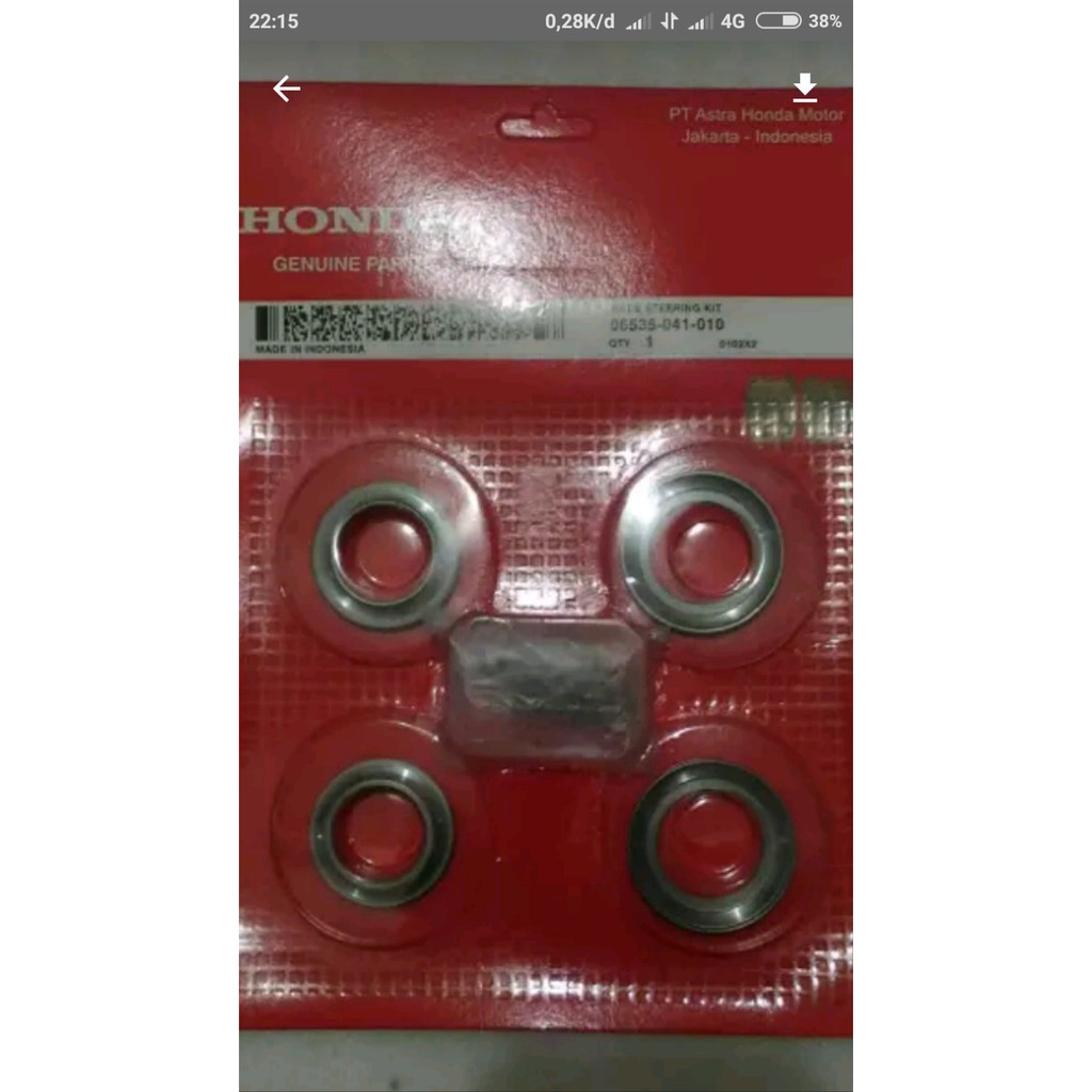 Komstir GL 100 / GL max/Gl Pro/Tiger
Original Honda JKS16180