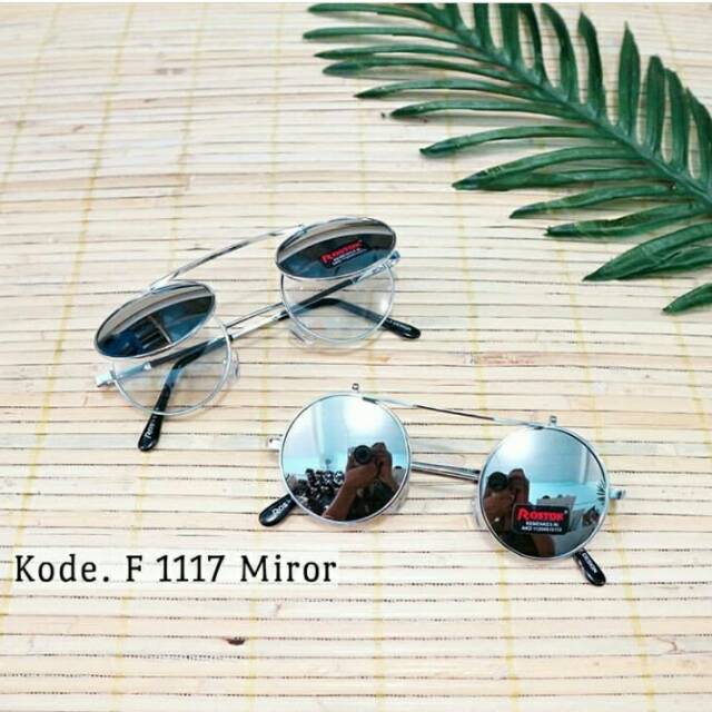 Kacamata bulat boboho buka tutup