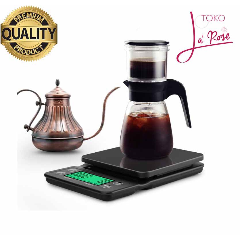 Timbangan Kopi Digital 5KG / 0.1GR Timer Drip Coffee Scale V60 MURAH