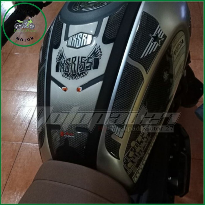 Sticker Stiker Resin Timbul Tankpad Tank Protector Yamaha Xsr 155