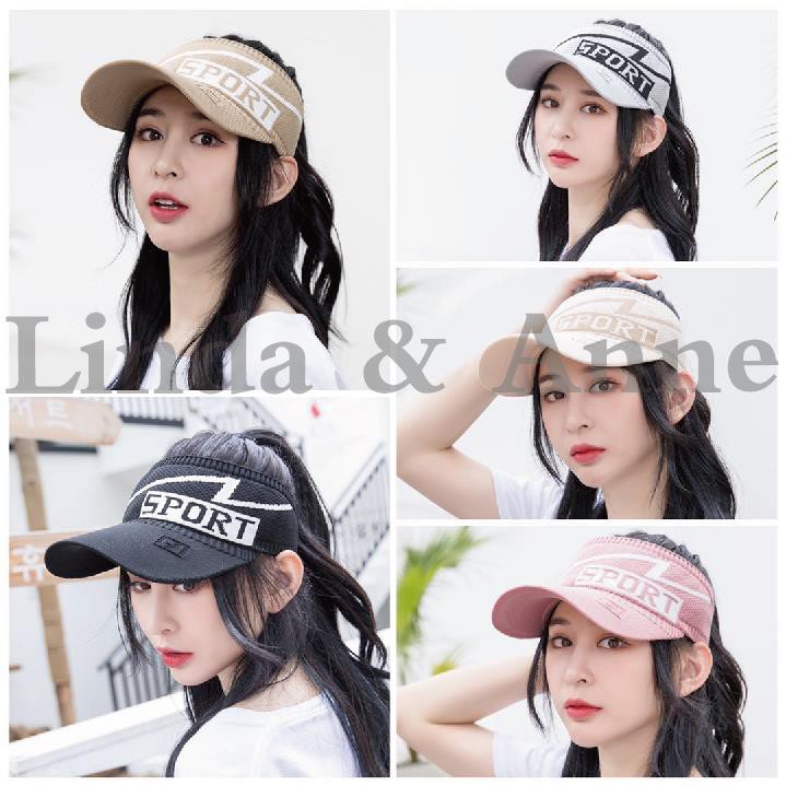 Topi Baseball Sport Gaya Korea Untuk Pria / Wanita Korean Baseball Cap Sports Unisex Pelindung UV