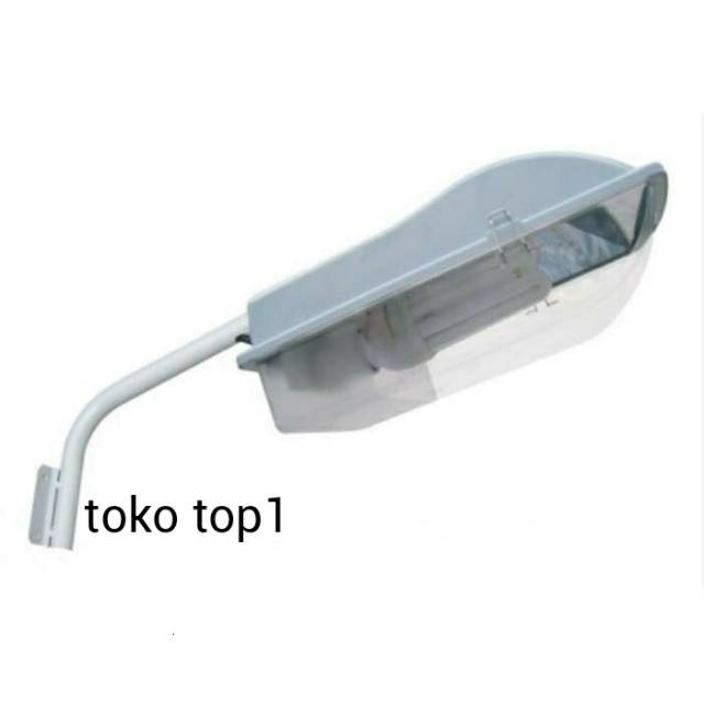 kap lampu jalan/PJU/ water proof/ led outdoor fitting e27 +TIANG /  lampu jalan