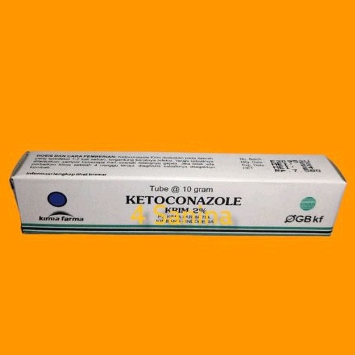 Salep ketoconazole 2% / tube , obat luar salep kurap, kutu air/Salep gatal salep keto.