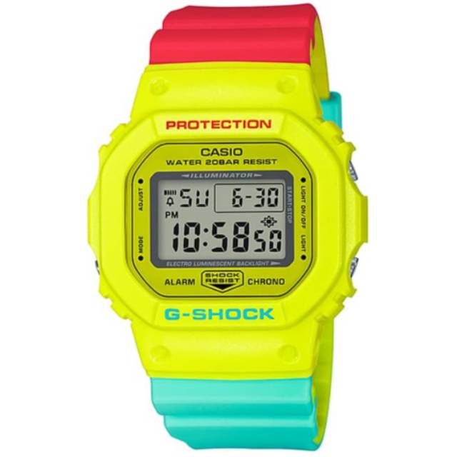Jam Tangan Pria Casio G-Shock DW-5600CMA-9DR Original-Kuning