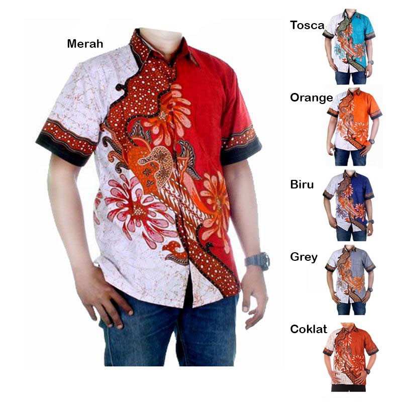 Baju  Batik  Pria  Kemeja Batik  Hem Batik  Modern Riyan 