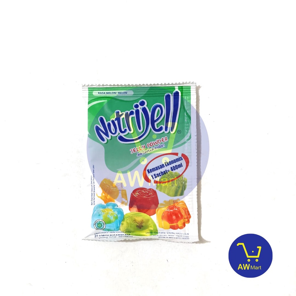 NUTRIJELL 10/15 GRAM - JELLY  SERBUK INSTANT - ALL VARIAN - BLUEBERRY, DLL