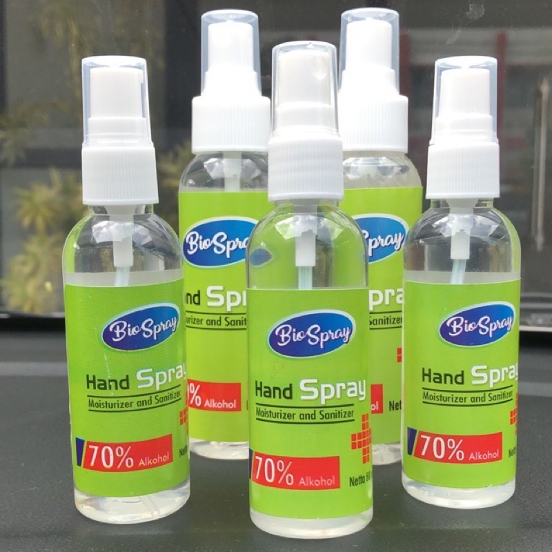 PROMO BERSATU BASMI CORONA DELTA INDIA BIOSPRAY HANDSANITIZER 60ML RESMI BPOM