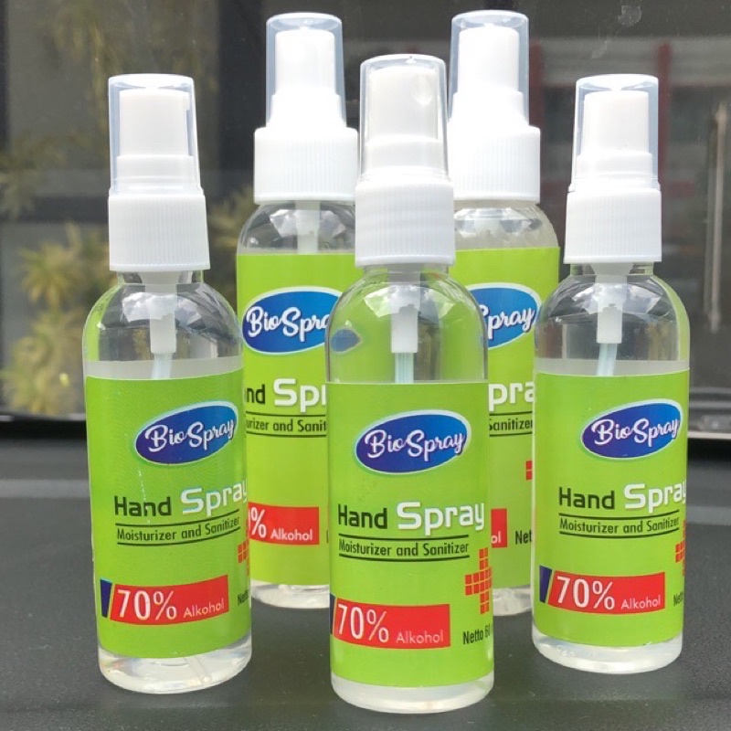 PROMO BERSATU BASMI CORONA DELTA INDIA BIOSPRAY HANDSANITIZER 60ML RESMI BPOM