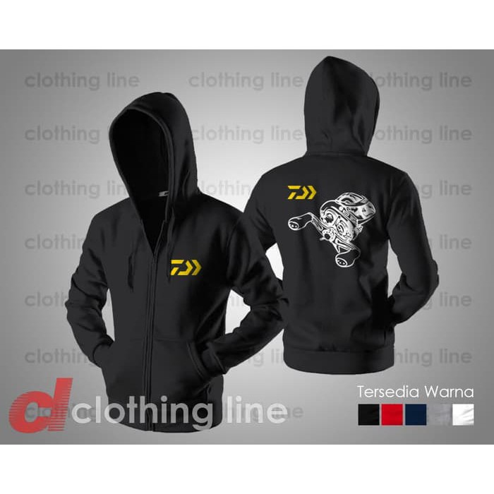 JAKET HOODIE ZIPPER MANCING DAIWA TATULA TWS REEL