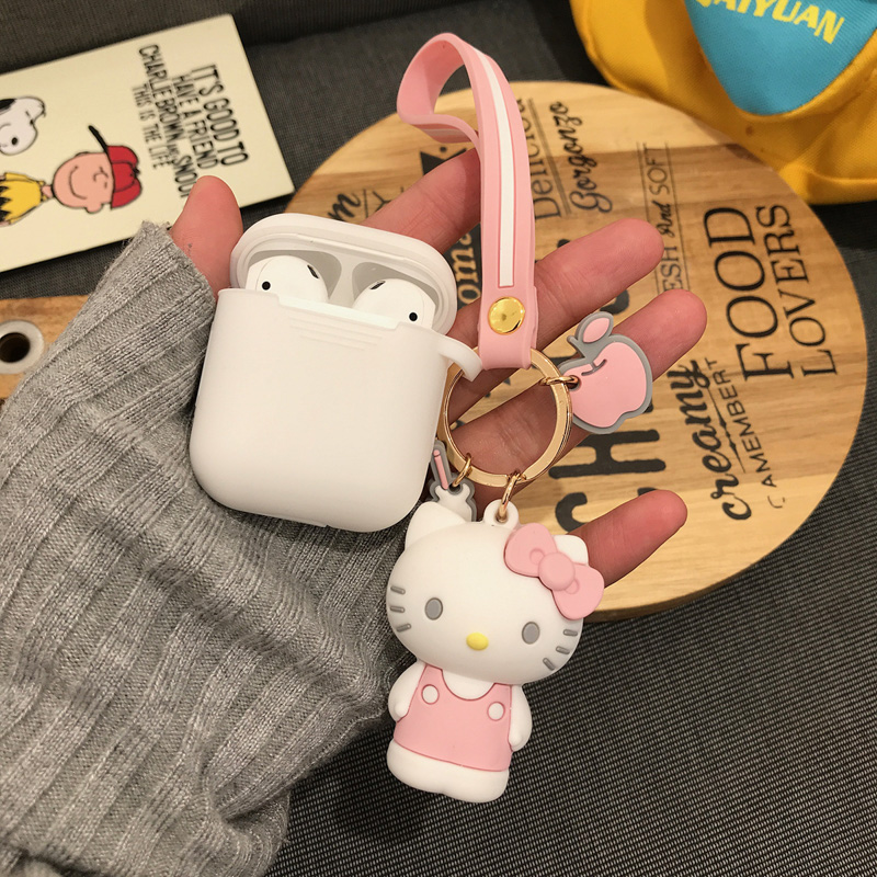 【Ready stock】3D Cartoon Candy colors AirPods pro 1 2 Earpod Bluetooth Earphone Apple Silicone TWS i9s/i10/i11/i12/i13 Protective Case with Hanging rope