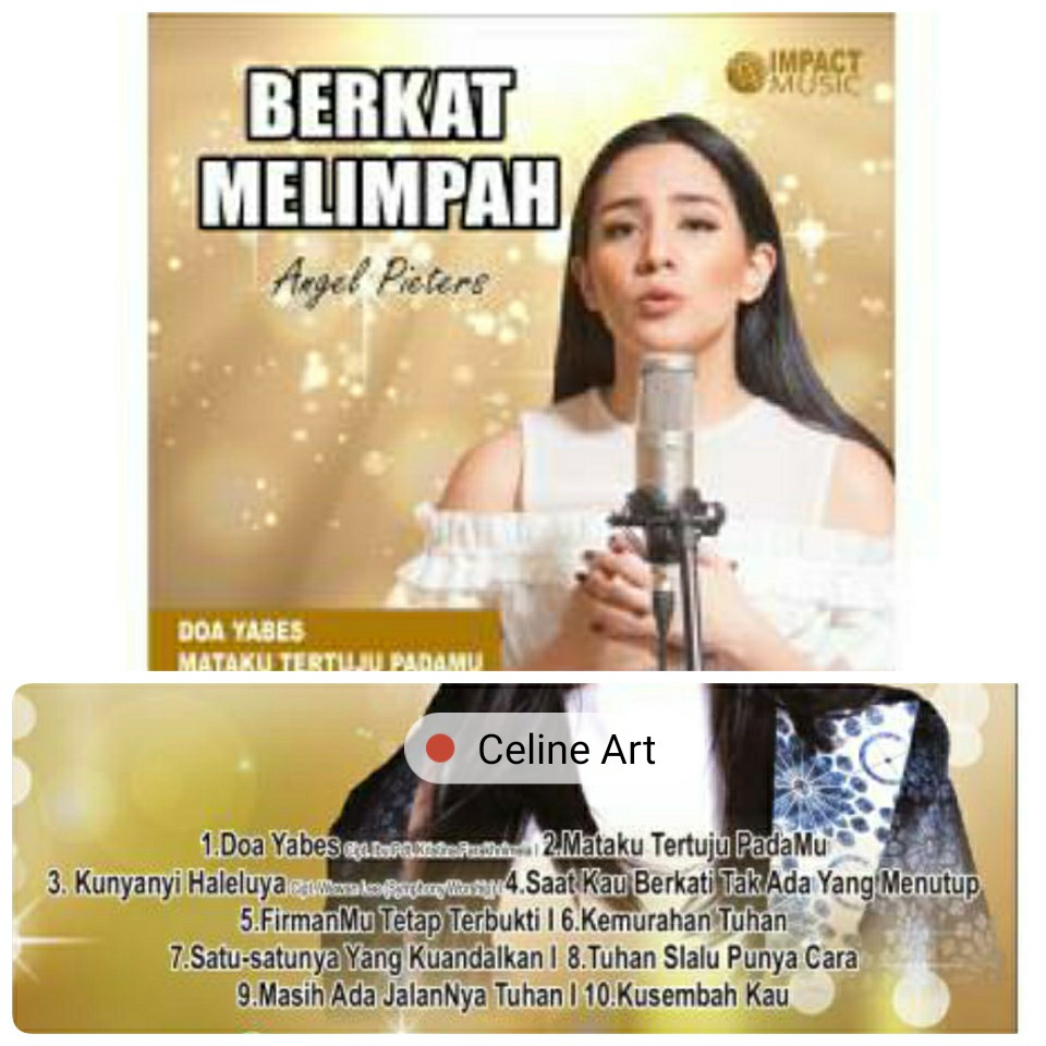 Cd Original Terbaru Berkat Melimpah Angel Pieters