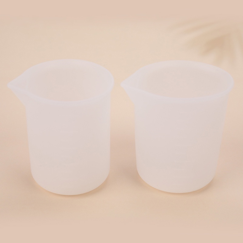 12pcs Gelas Ukur UV Resin Bahan Silikon Untuk Membuat Perhiasan
