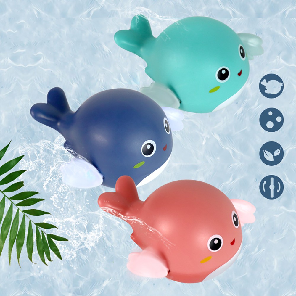 LAKOE  Mainan Mandi Anak Bayi Bentuk dalfin / bath toy bayi-2