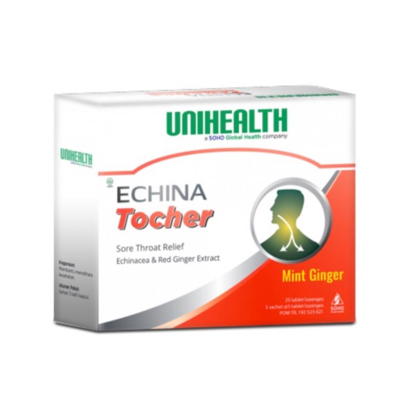 Unihealth Echina Tocher - Obat Radang Tenggorokan
