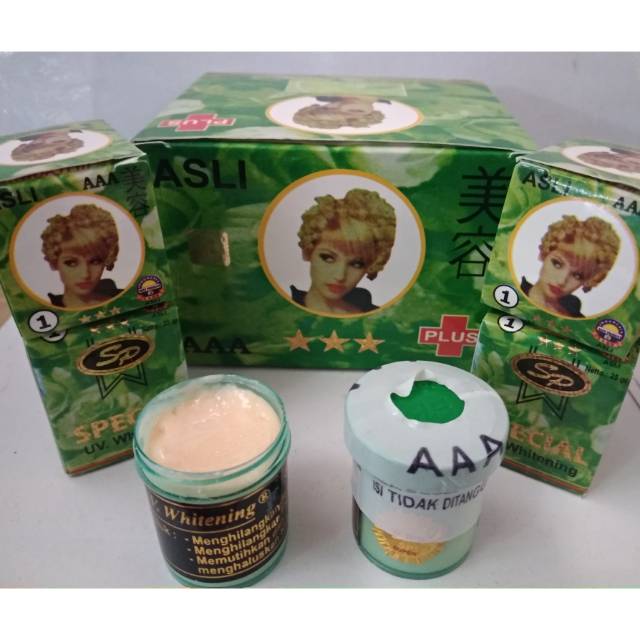 [PERLUSIN] CREAM SP HIJAU AAA BOX PLUS SEGEL ORIGINAL