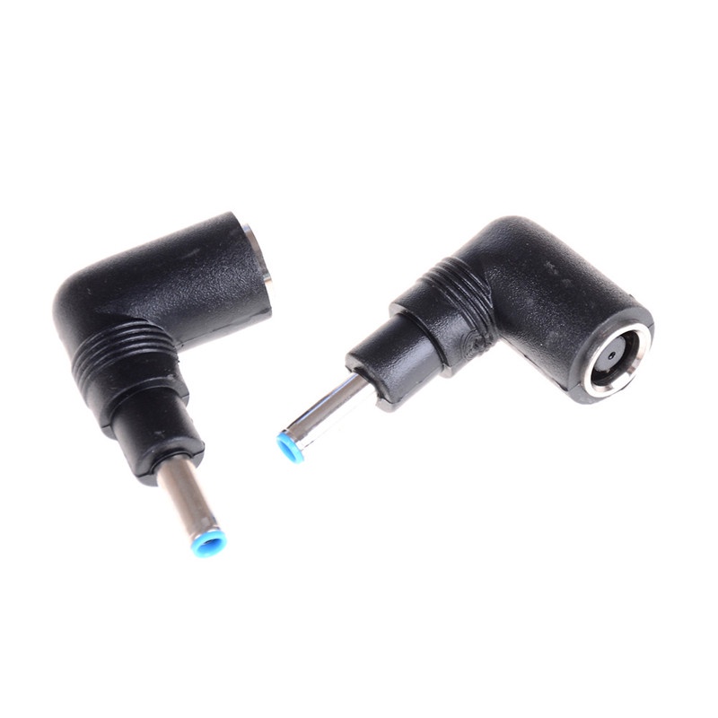 {LUCKID}2Pcs DC Power Cable 7.4*5MM Female To 4.5*3MM Central Pin Adapter For HP Dell