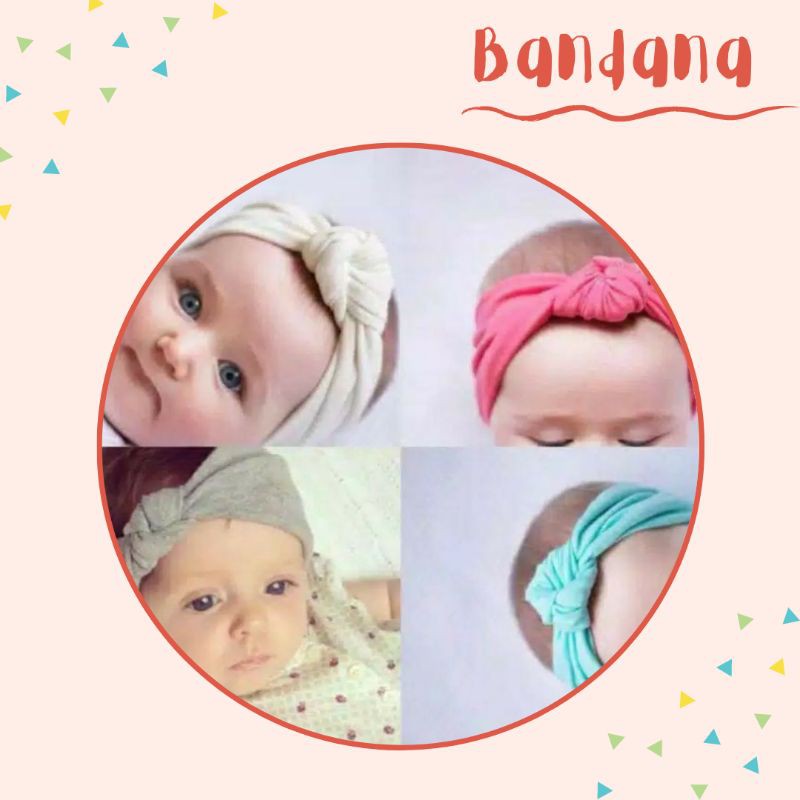 Heanbad / Bandana Anak / Bando / Bandana simpul