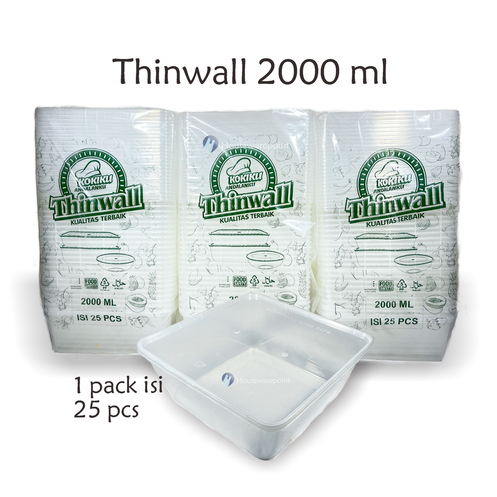 Jual Thinwall Ml Pack Isi Pcs Thinwall Kokiku Thinwall