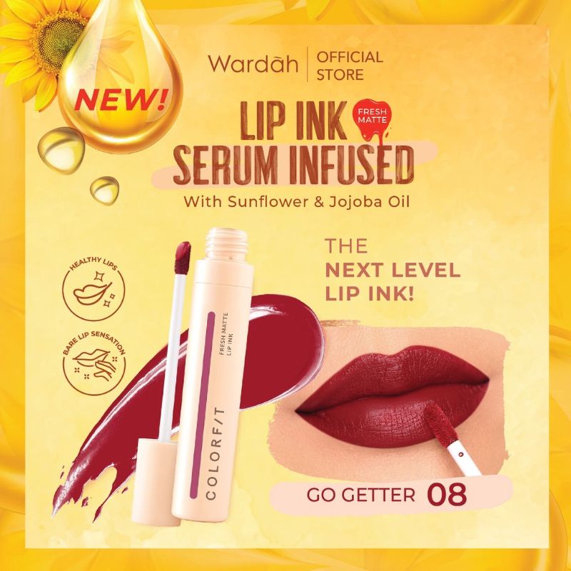 WARDAH INK SERUM INFUSED /LIP CREAM WARDAH/BPOM