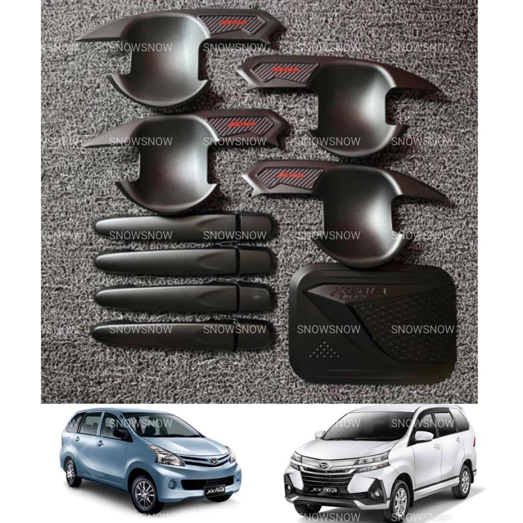 Paket Outer Handle Tank Cover All New Xenia 2012 2015 2019 Hitam