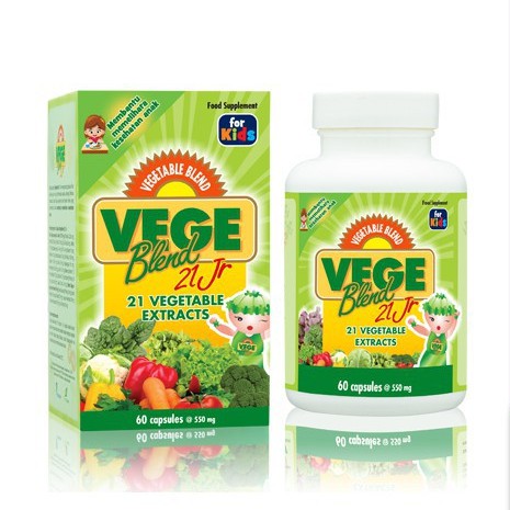 VegeBlend 21 Jr 60 Kapsul, Suplemen Anak