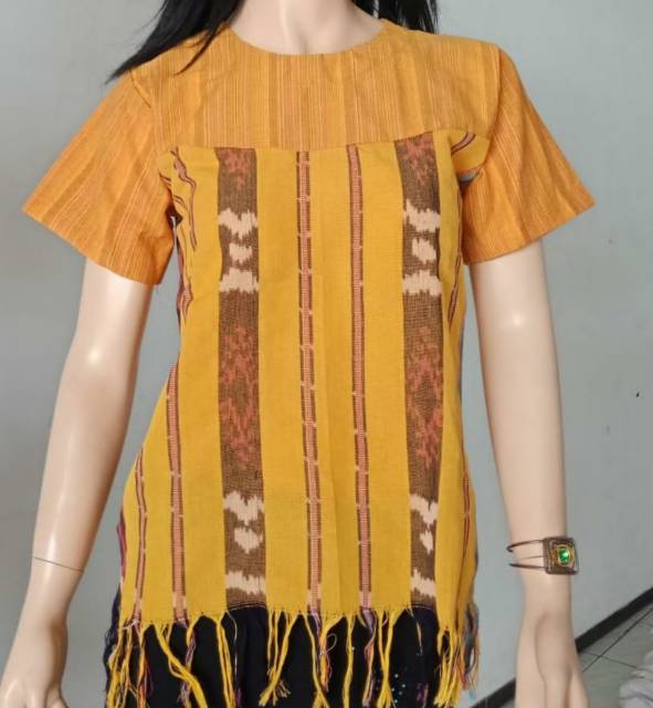 Blouse Tenun Troso Lurik Asli Jepara