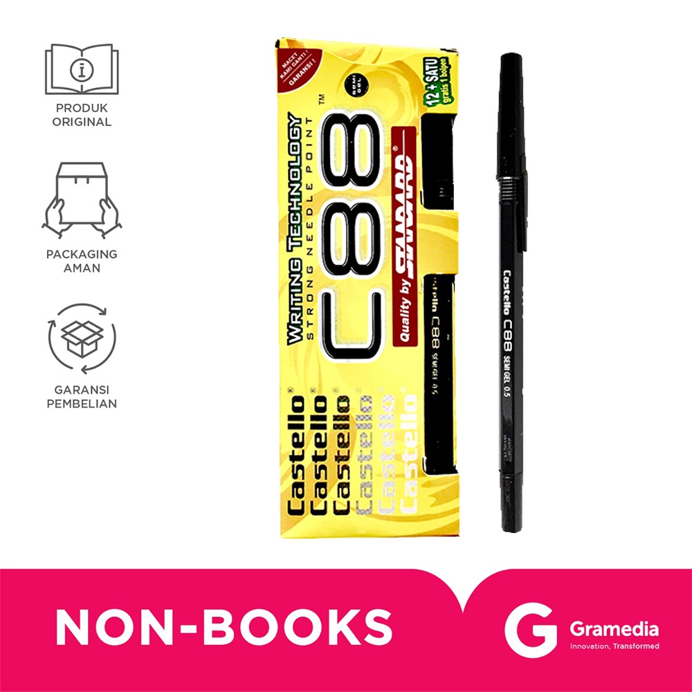 

STANDARD CASTELLO C88 0.5 BLACK SET 12