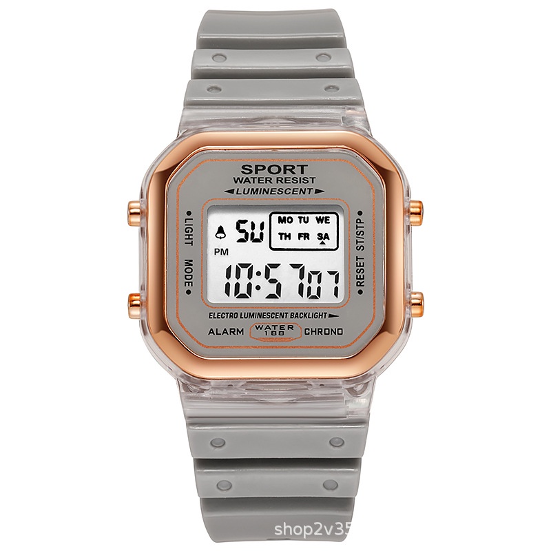 Watchyou Jam Tangan Anak A0177 New Led Colorful Electronic Watches Fashion Outdoor Sports Waterproof Watches