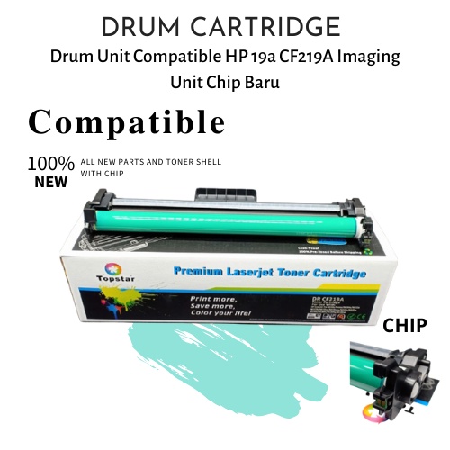 PAKET TONER CARTRIDGE HP 17A DAN DRUM CARTRIDGE HP 19a CF219A