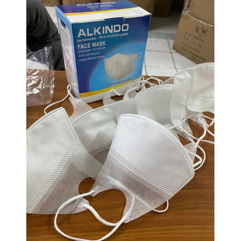 terlaris..... masker alkindo facemask duckbill/masker dickbill alkindo