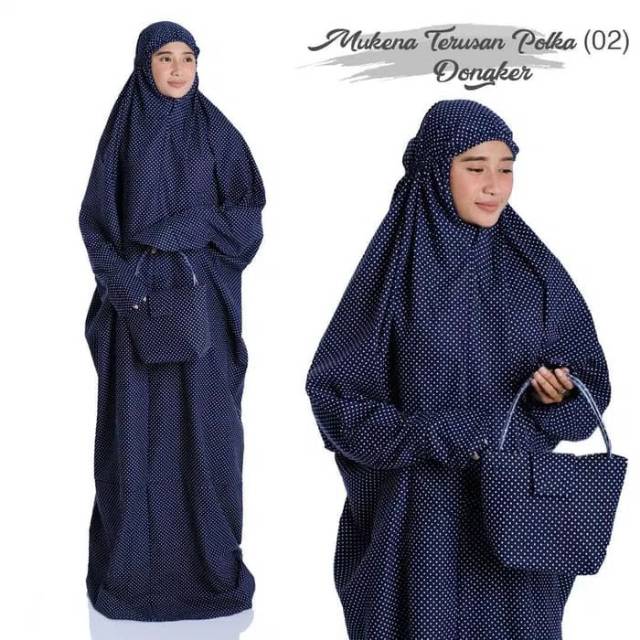 MUKENA DEWASA TERUSAN KATUN RAYON BALI