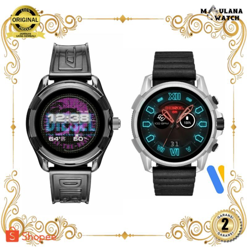 JAM TANGAN PRIA WANITA | RANTAI | KULIT | KARET | MURAH | PRIA DIESEL AUTHENTIC | SMARTHWATCH