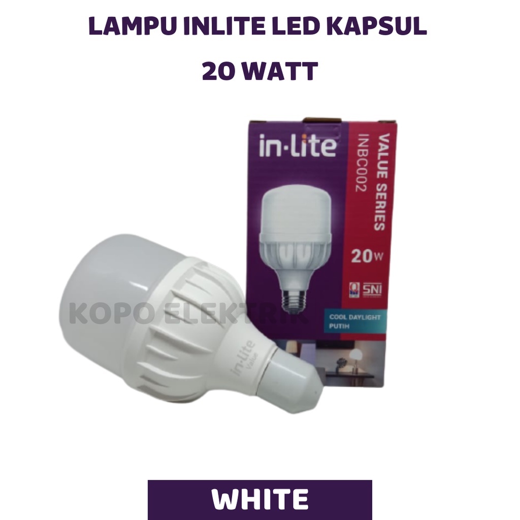 Lampu Led Kapsul Inlite 20 w / 20 Watt