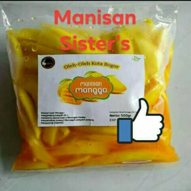 

Manisan Mangga Khas Bogor (Net : 500 Gr)