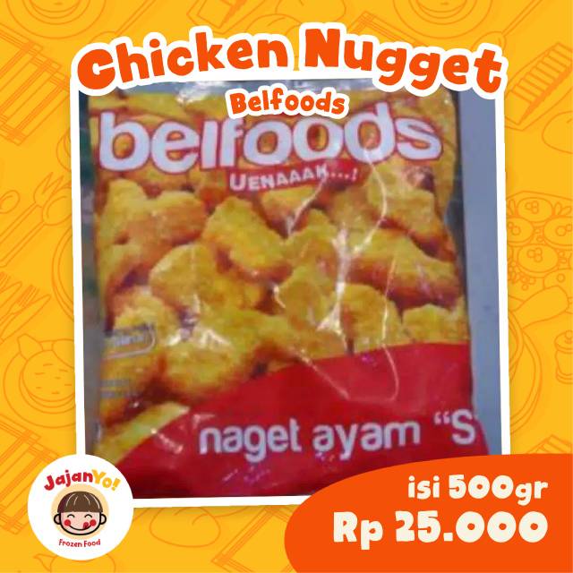 

Chicken Nugget Belfoods 500gr