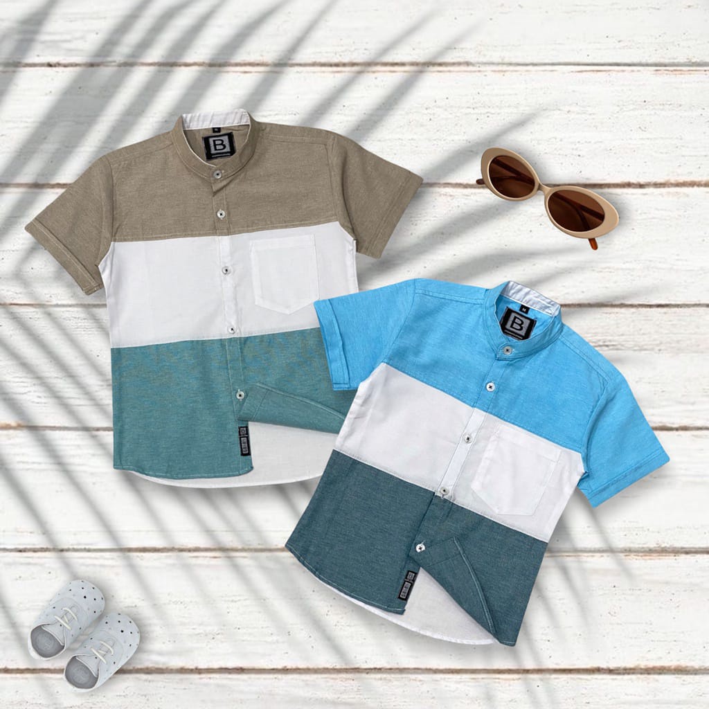 KEMEJA ANAK LAKI-LAKI/ATASAN ANAK LAKI-LAKI/HEM ANAK LAKI-LAKI UMUR  1 TAHUN SAMPAI 9 TAHUN