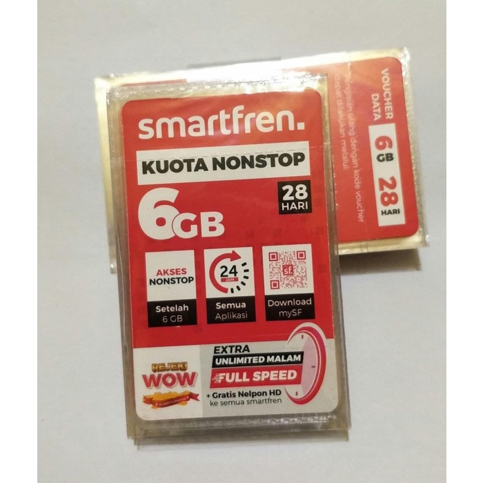 VOUCHER SMARTFREN NONSTOP 6GB