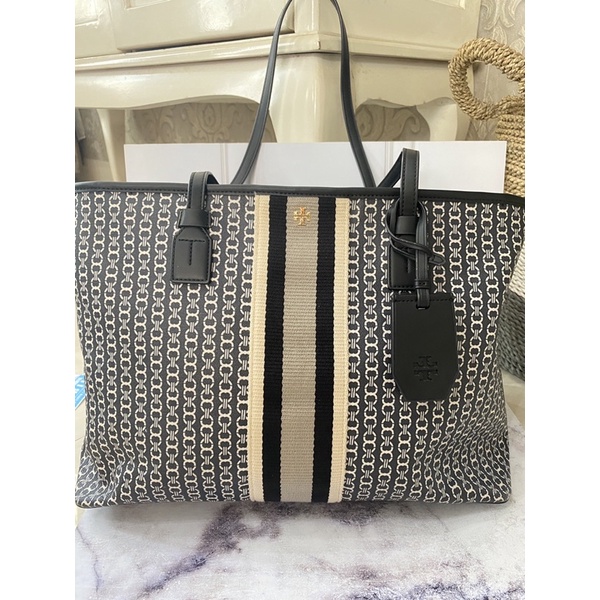 Preloved Tas Tory Burch gemini Black Large