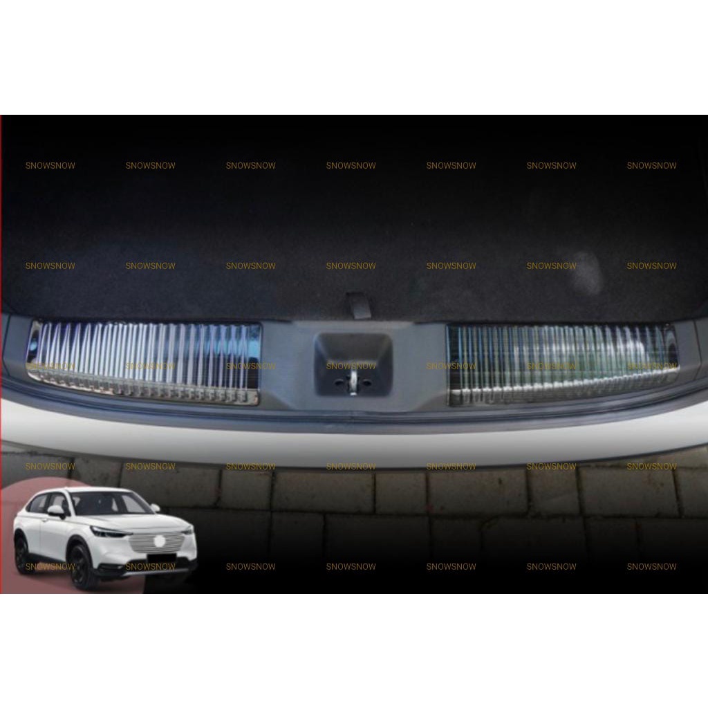 Sillplate Belakang Honda HRV 2022 2023 Hitam Stainless 2pcs