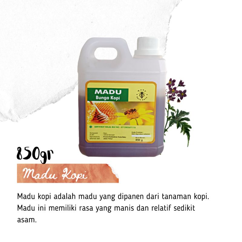 

Madu Murni Nektar Bunga Kopi Jerigen 850gr (Madu Kota Batu)