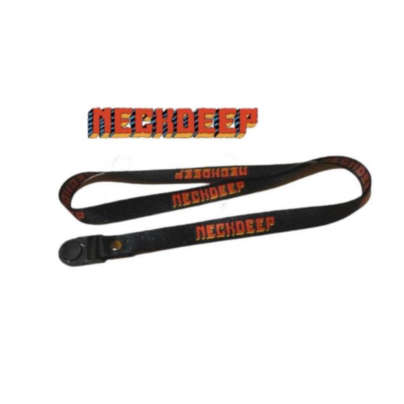 

TALI LANYARD GANTUNGAN NECKDEEP NECK DEEP | KUNCI | BAND | LOGO | ID CARD | HP | FLASHDISK | KARTU NAMA