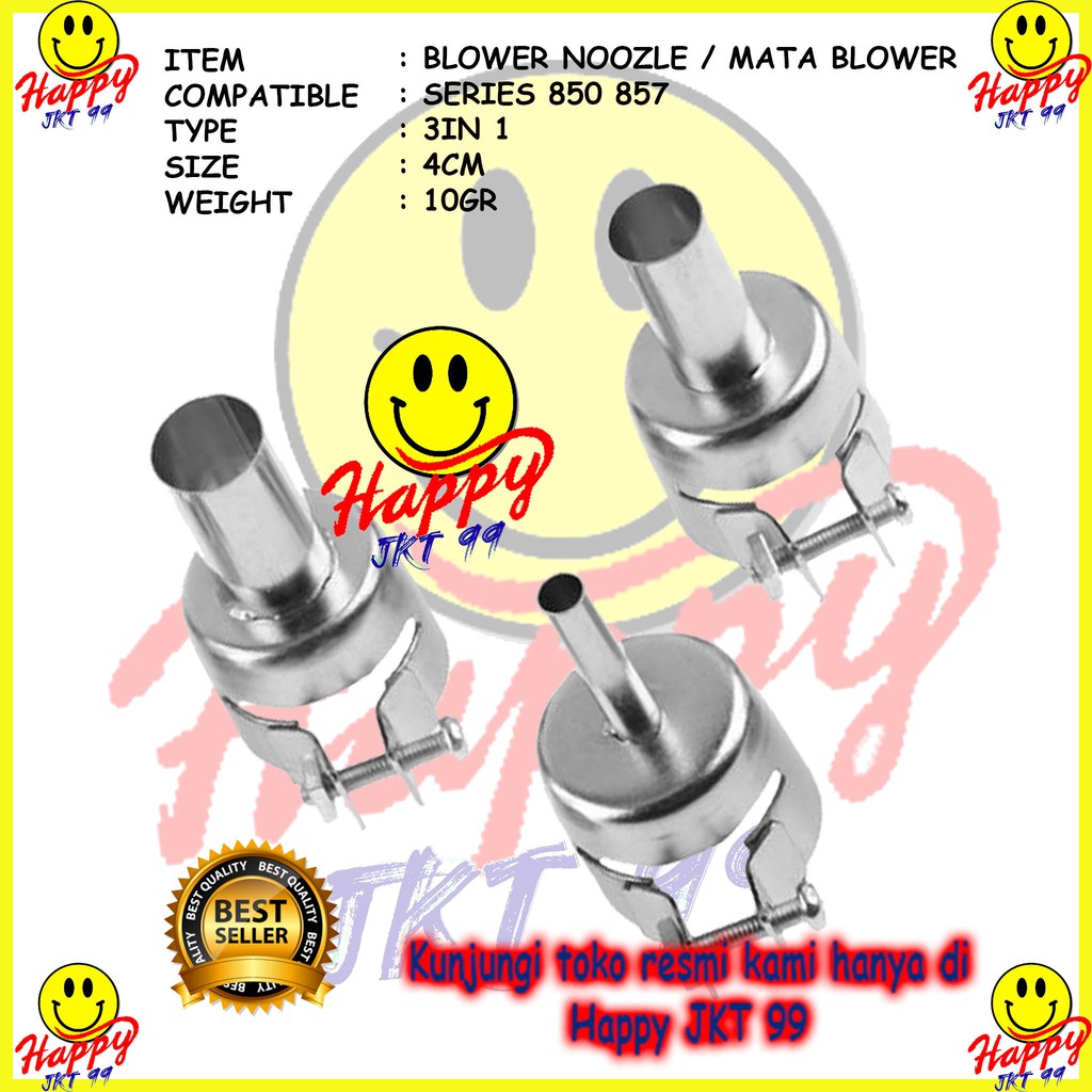 [ HAPPY JKT 99 ] MATA BLOWER NOOZLE 850 857 5MM 8MM 9,5MM 3 IN 1 3IN1