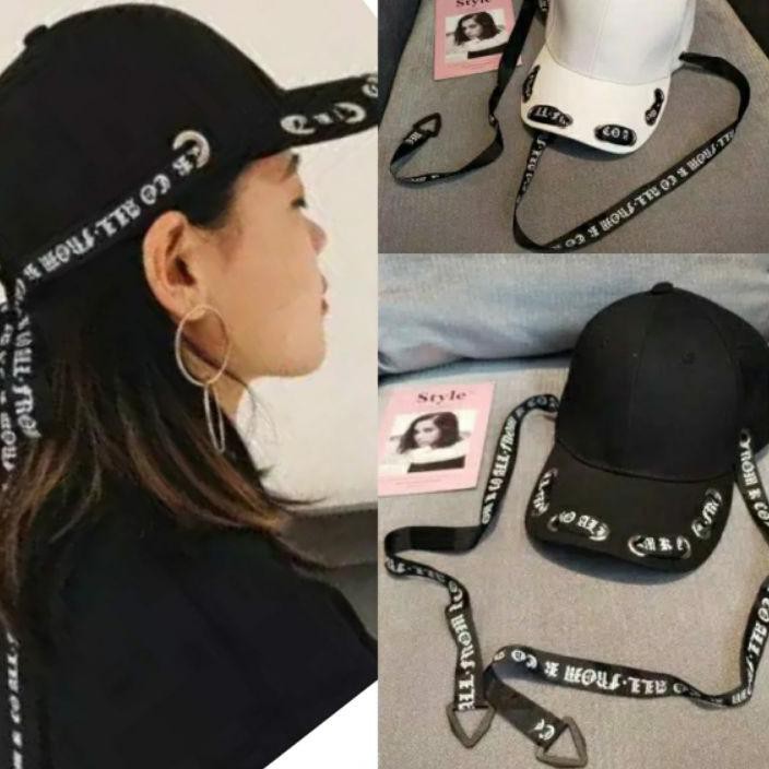 Get NOW Topi Korea Wanita Fashion Visor Tali Panjang (´◡`❁)